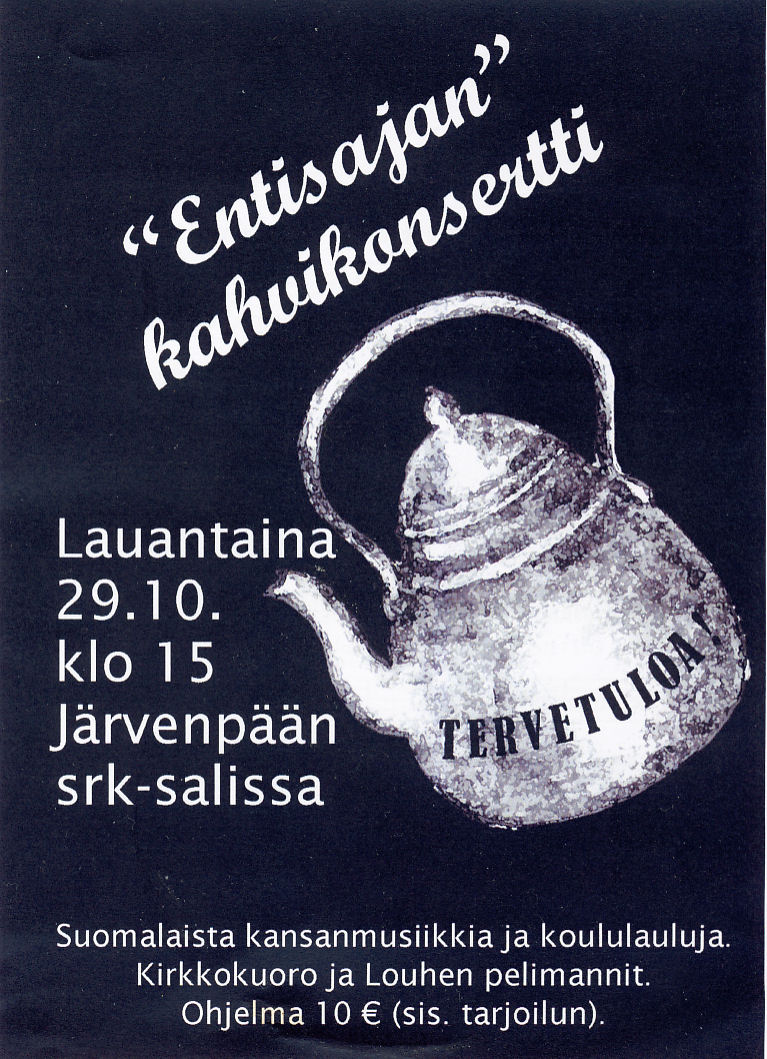 Entisajan kahvikonsertti