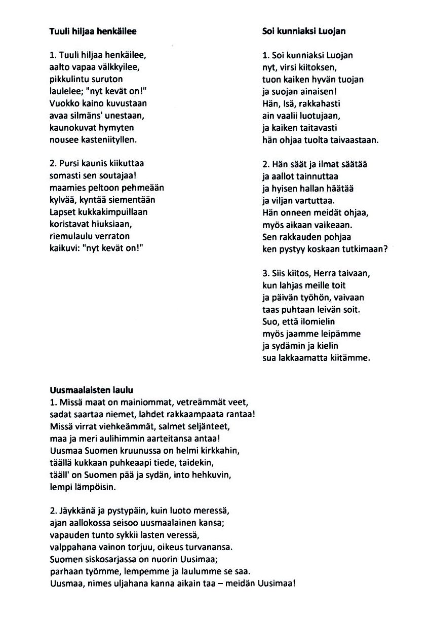 kev�tlaulajaiset