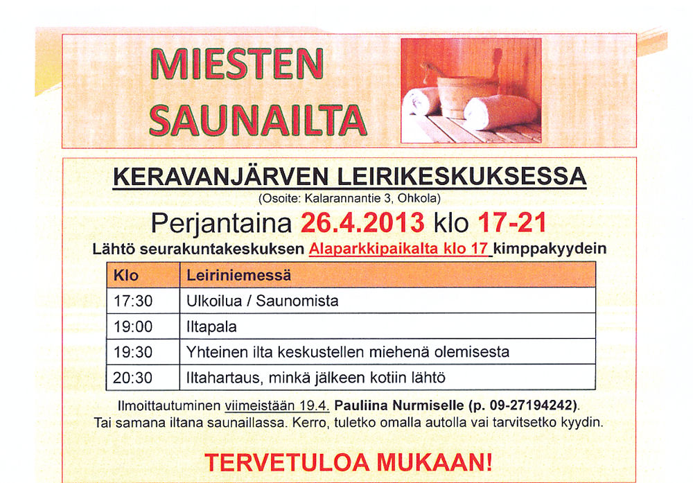 kev�tohjelma